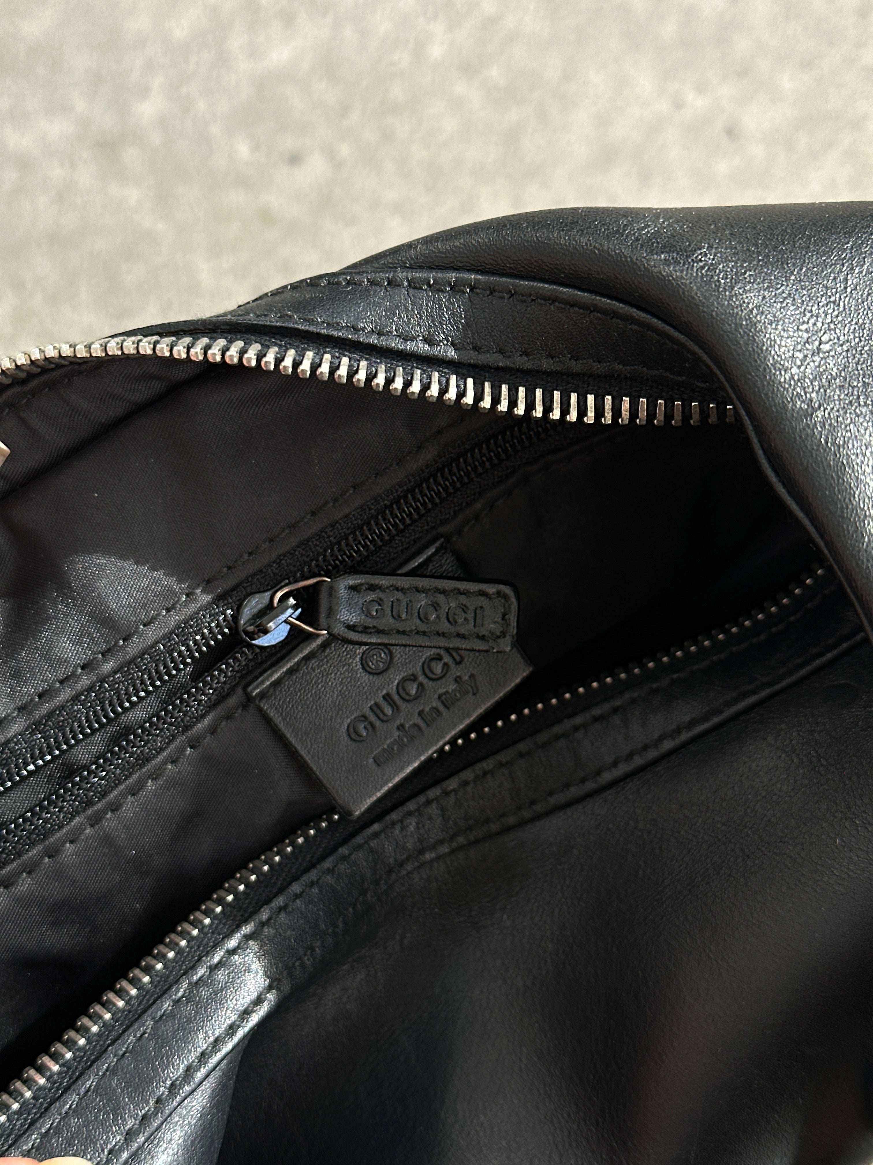 Gucci 1990s Tom Ford GG Leather Hobo Shoulder Bag | SYLK