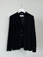 Max Mara Wool Silk Single Breasted Blazer - M - SYLK