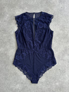 Vintage 2000s Lace Bodysuit - M - SYLK