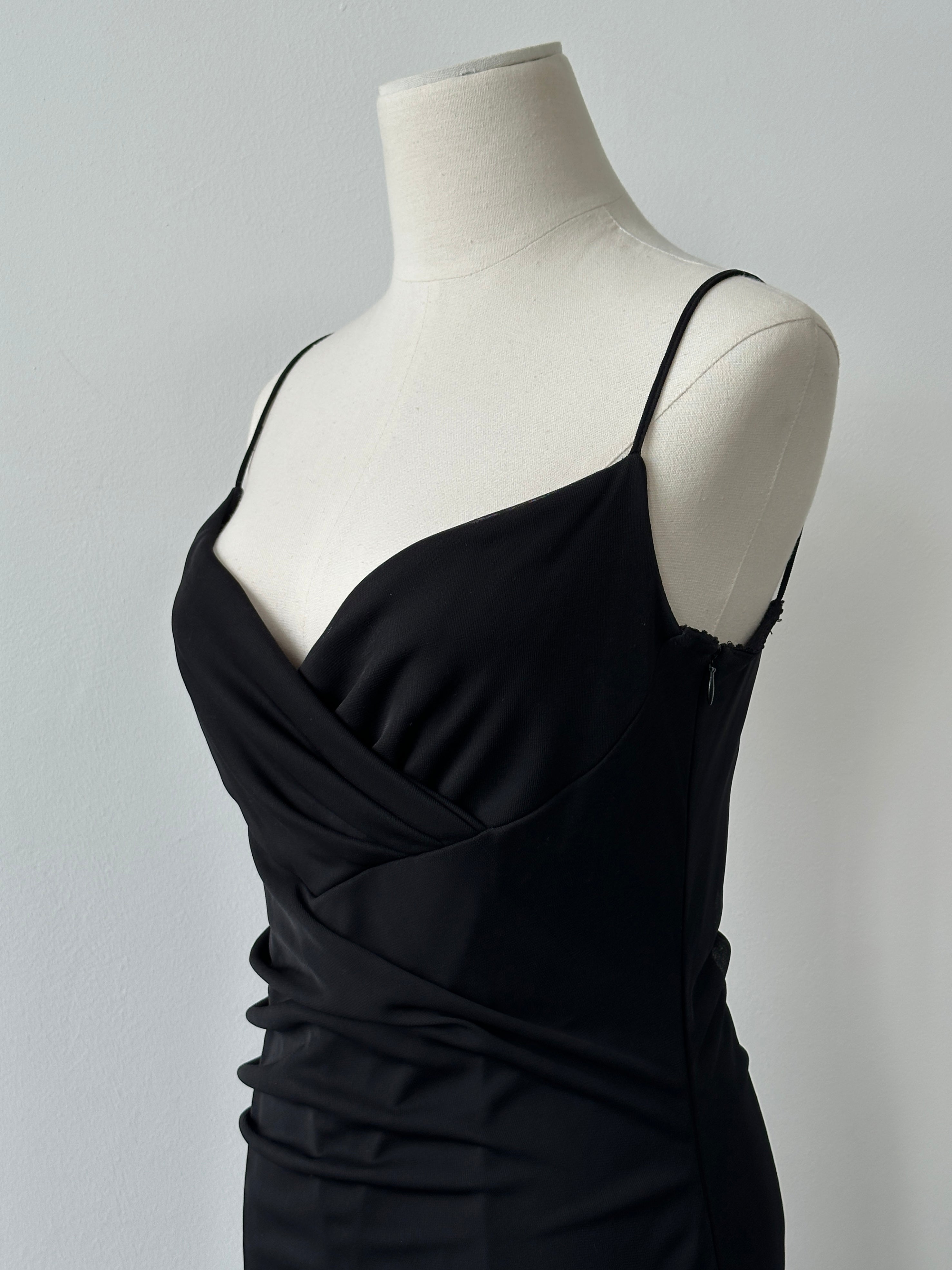 Vintage 1990s Sheer Overlay Jumpsuit - M