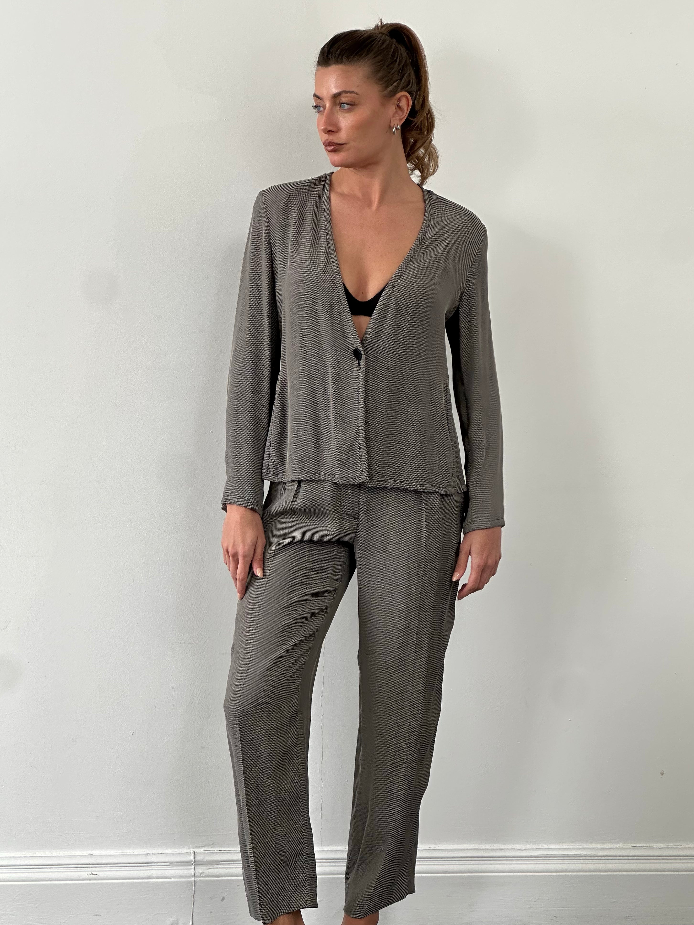 Mani 1990s Lightweight Side Split Two Piece - M/W28