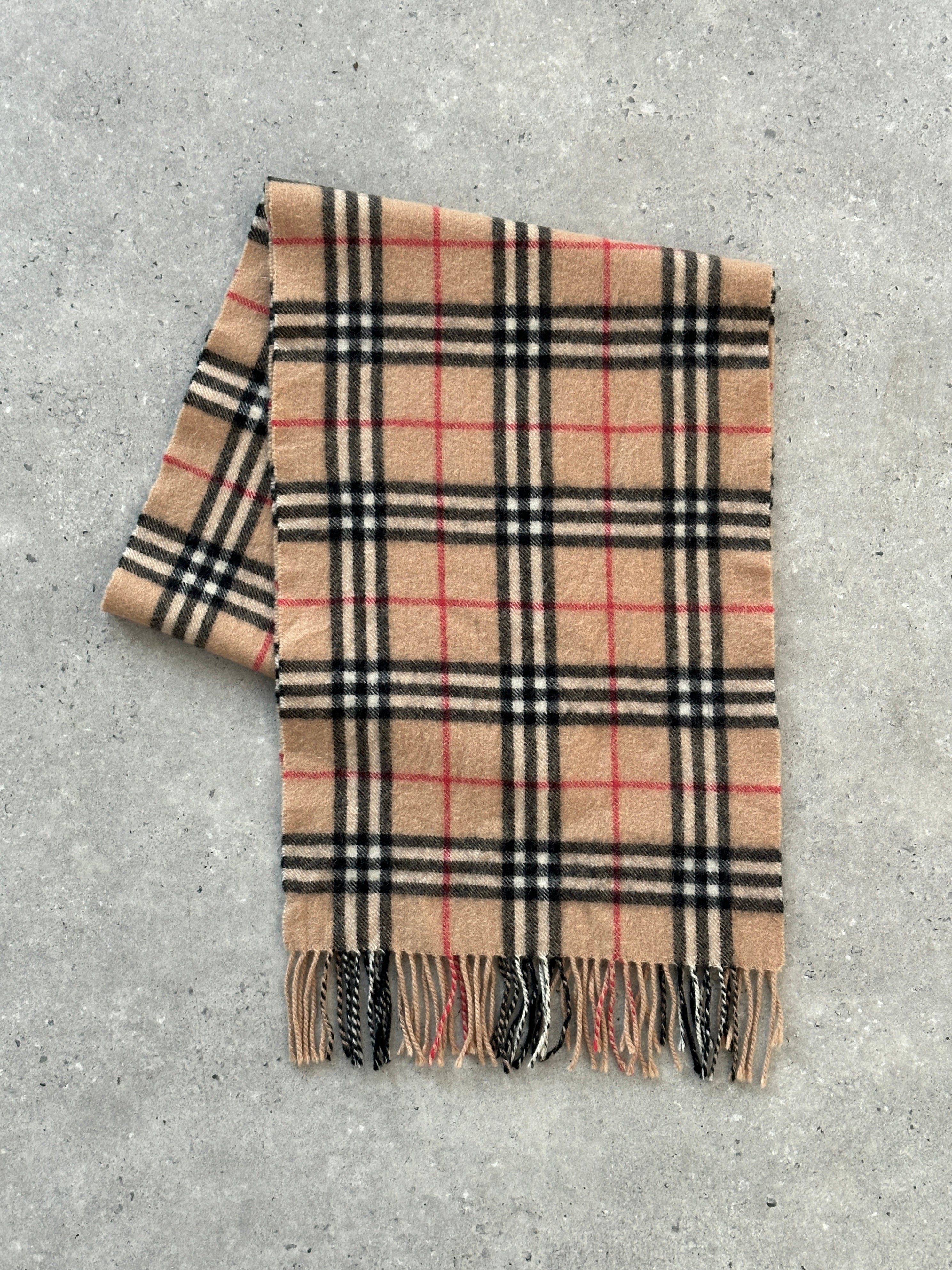 Burberry Pure Cashmere Nova Check Scarf - SYLK