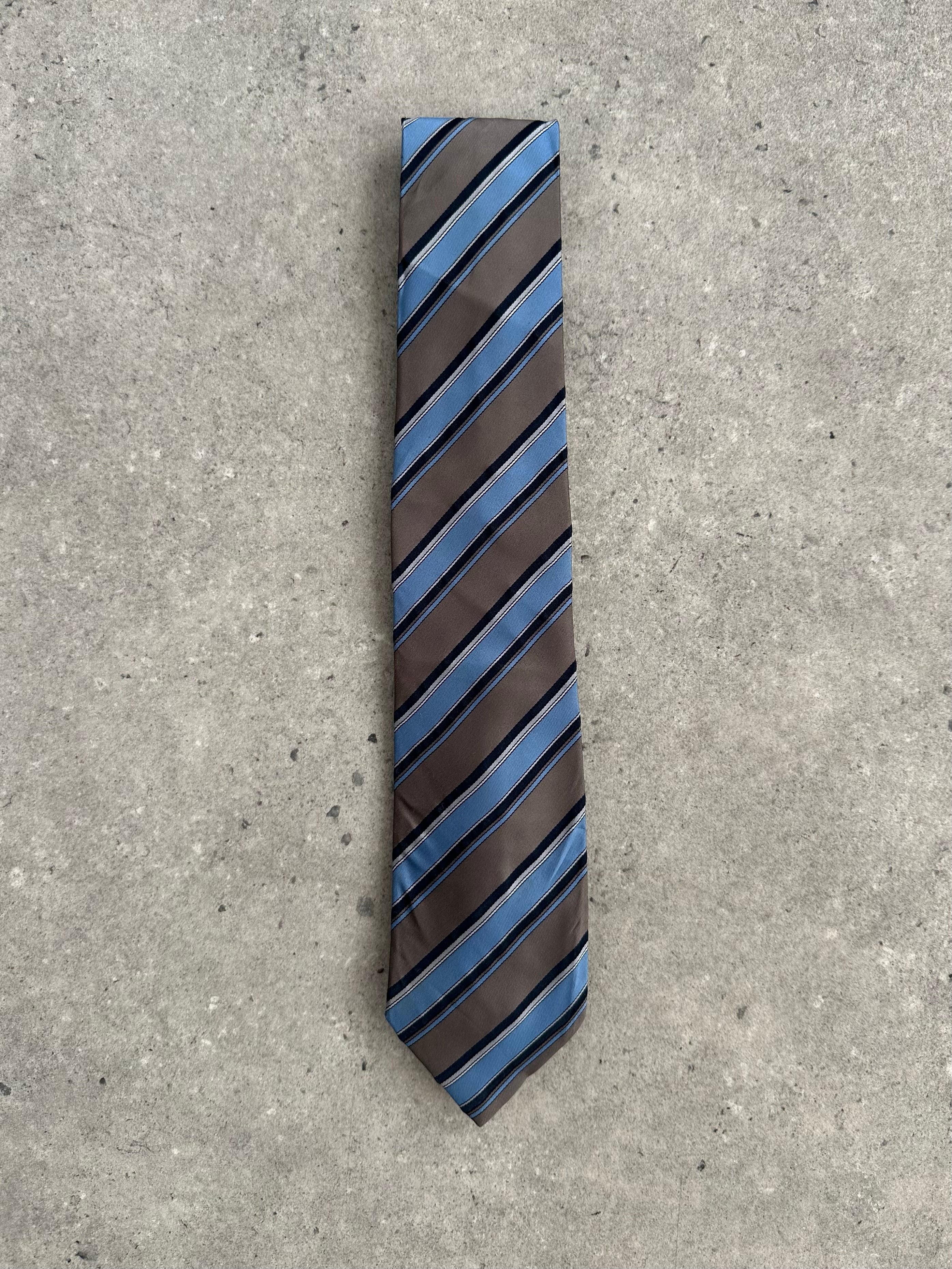 British Vintage 1990s Striped Tie
