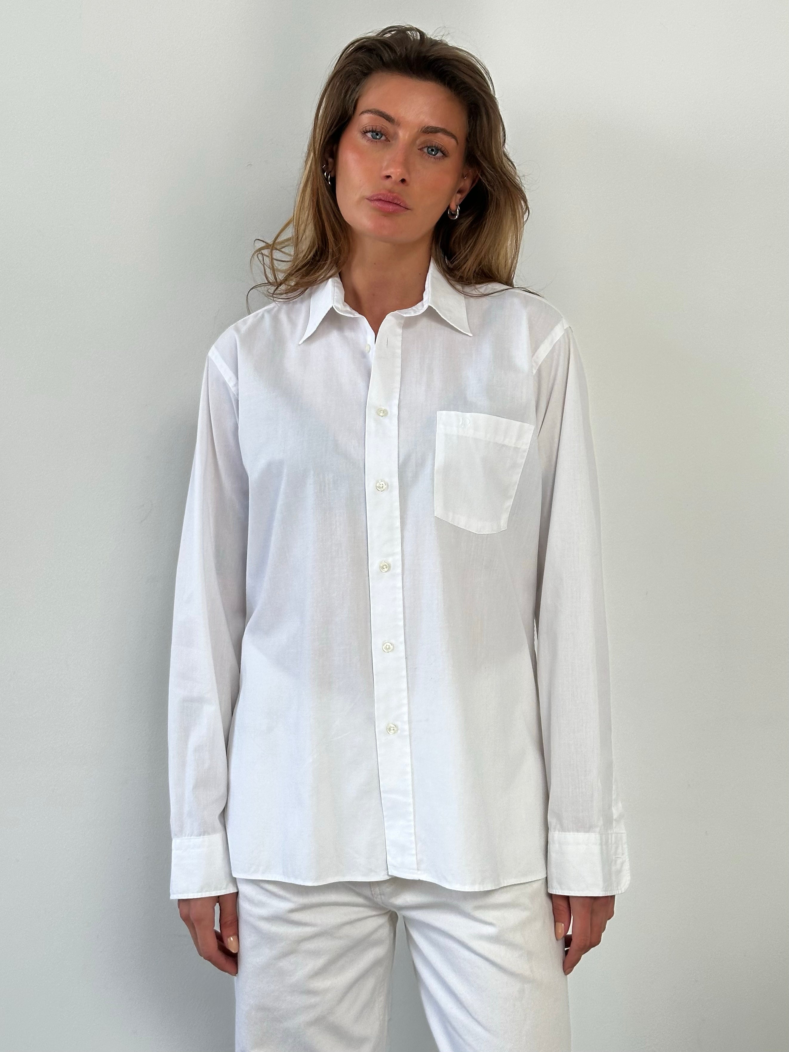 Christian Dior 1990s Cotton Logo Shirt -