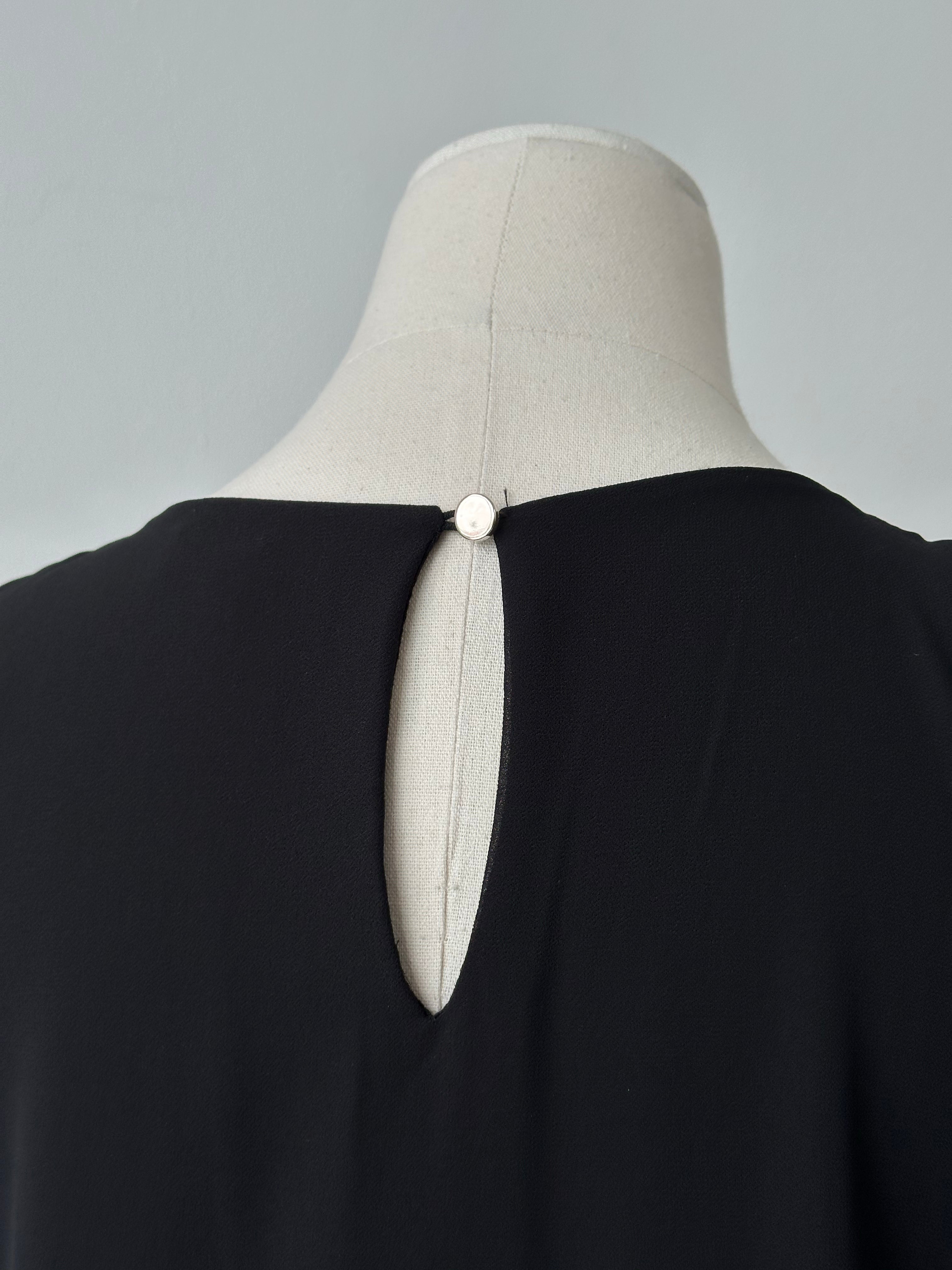 Italian Vintage 1990s Pleated Sleeveless Top - M