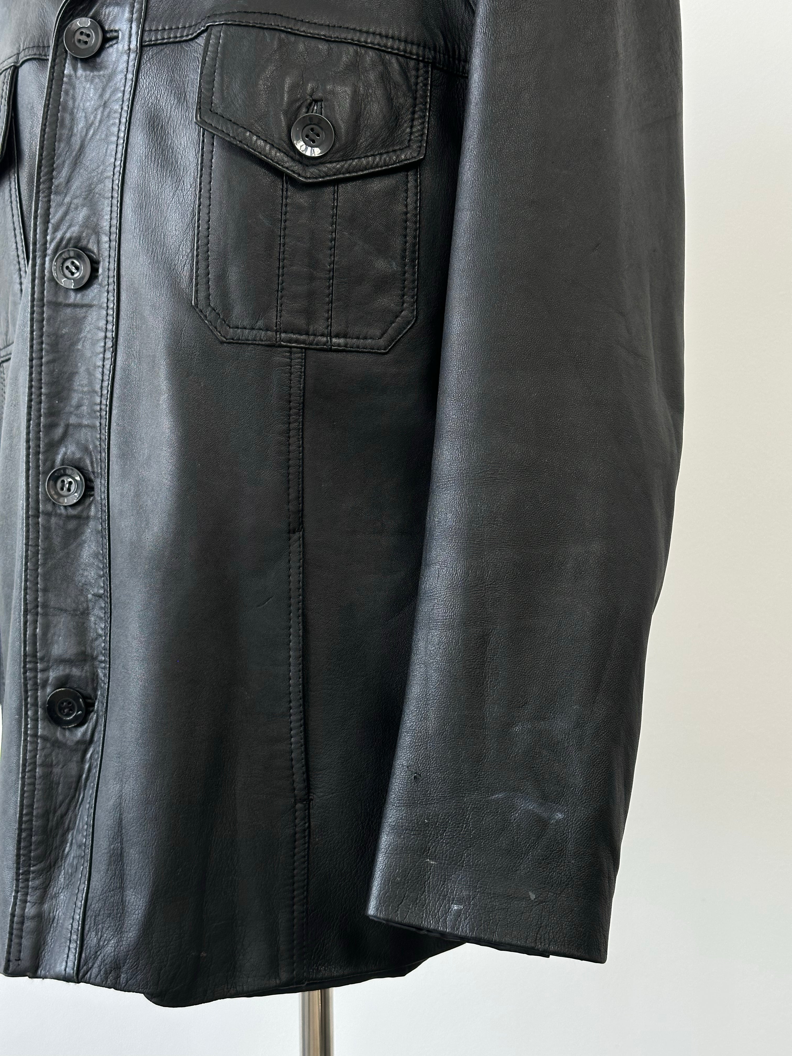 Vintage 1990s Leather Jacket - M