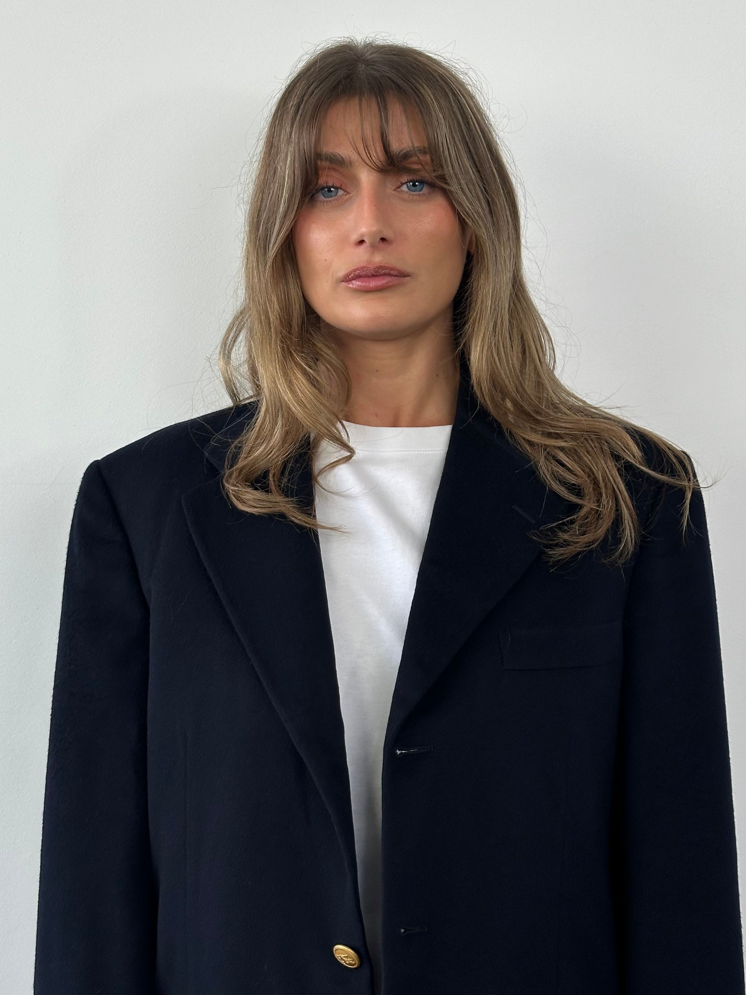 Burberry Pure Brushed Logo Button Blazer - 40R/L - SYLK