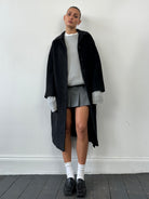 Burberry Wool Cashmere Single Breasted Concealed Placket Coat - S/M - SYLK