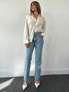 Lee High Waisted Light Wash Denim Jeans - W30 - SYLK