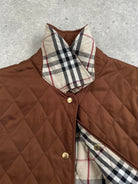 Burberry 2000s Quilted Nova Check Jacket - SYLK