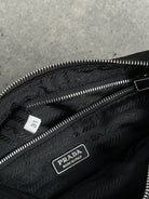 Prada Chrome Logo Hardware Nylon Shoulder Bag - SYLK