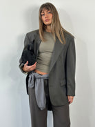 Yves Saint Laurent 1980s Pure Wool Two Tone Blazer - 42R/L - SYLK