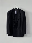 Vintage Double Breasted Wool Blazer - XL - SYLK