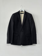 Dsquared2 Tuxedo Silk Cotton Single Breasted Blazer - 40R/M - SYLK