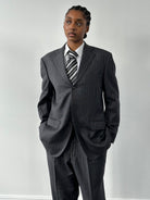 Loro Piana x Visaruno 2000s Pure Wool Stripe Suit - 40R/W32 - SYLK