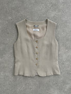 Max Mara 90s Wool Tailored Waistcoat - S - SYLK