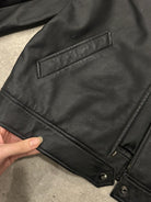 Vintage 1990s Leather Bomber Jacket - S/M - SYLK