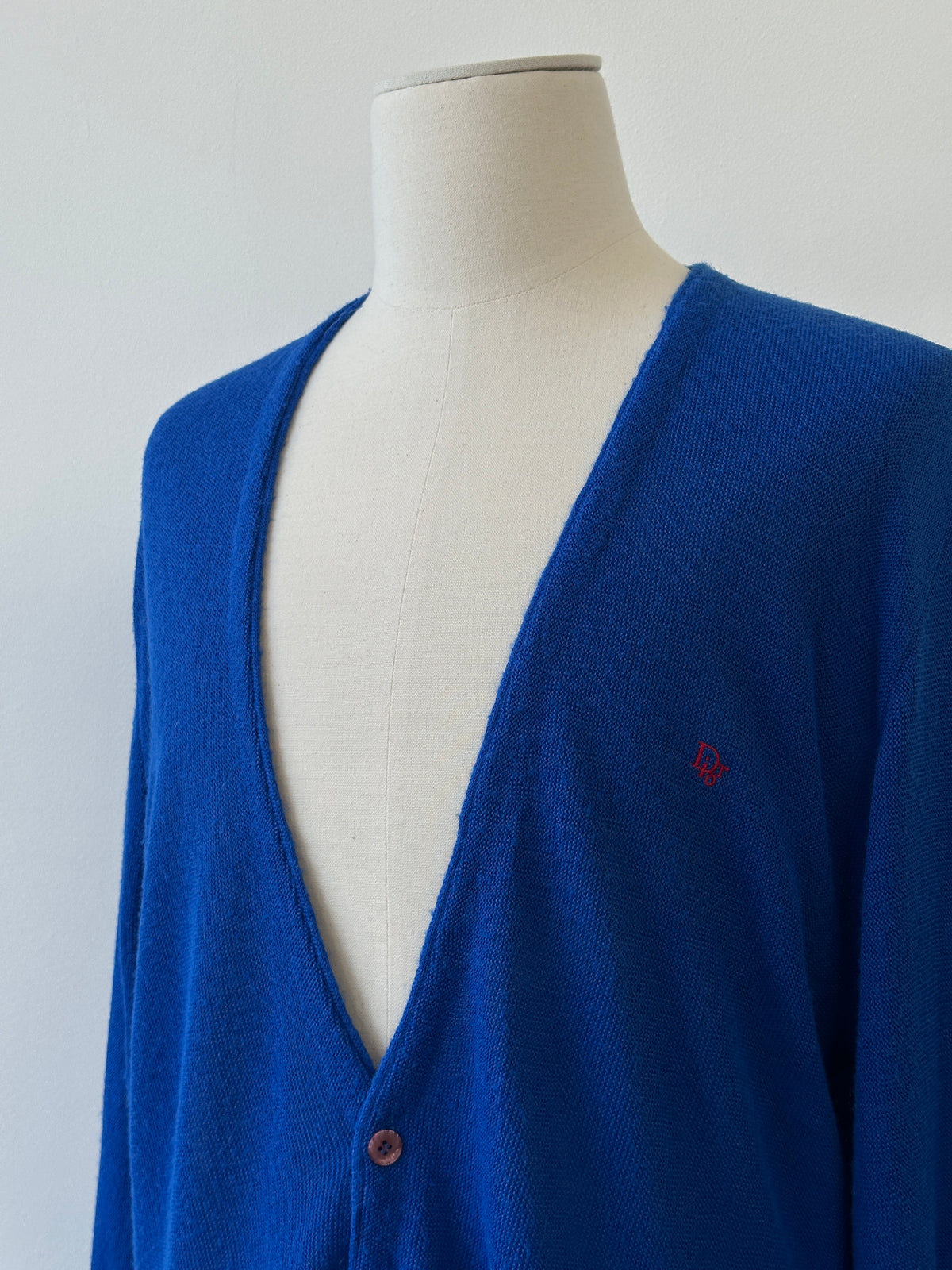 Christian Dior Monsieur 1990s Knit Logo Cardigan - L