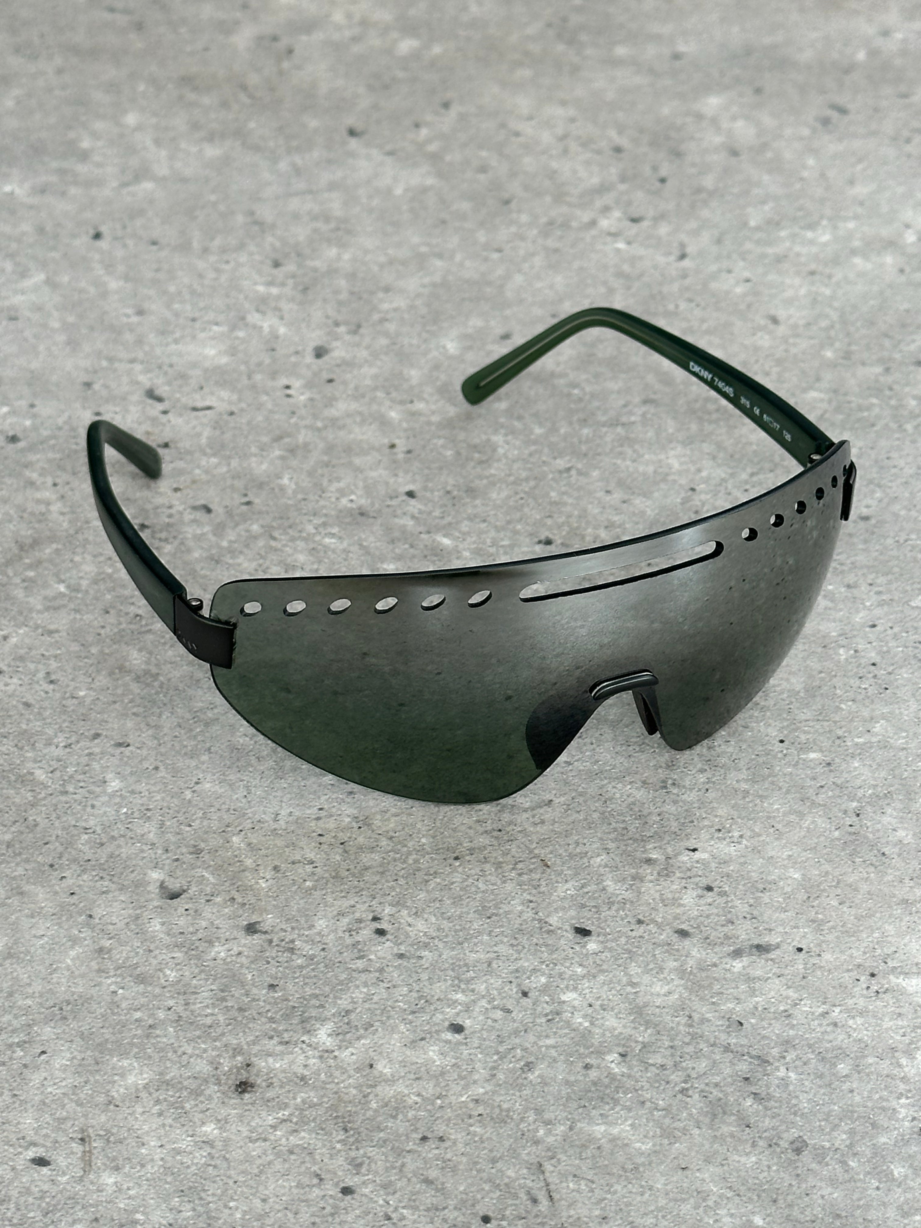 DKNY 2000s Rimless Shield Sunglasses
