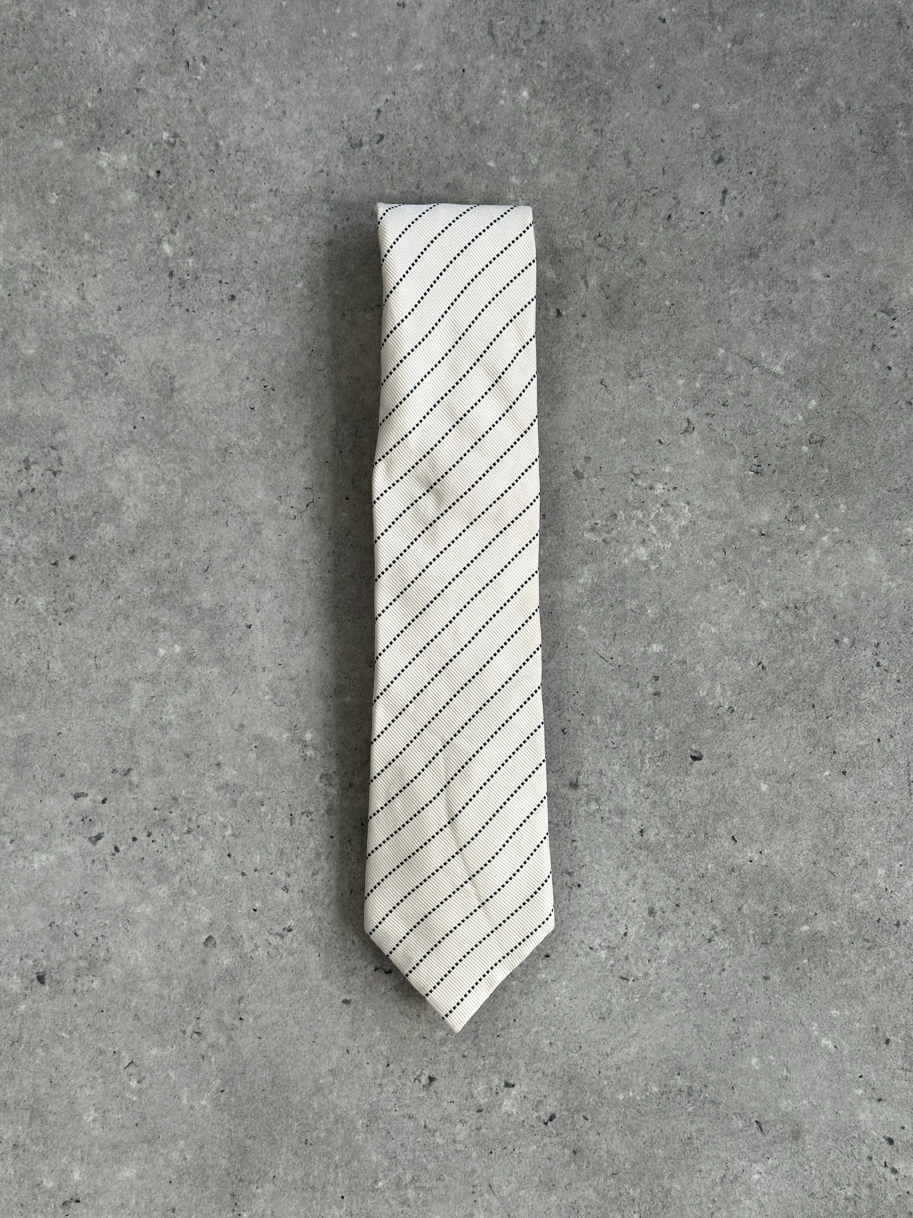 Vintage 1990s Pure Silk Wide Striped Tie
