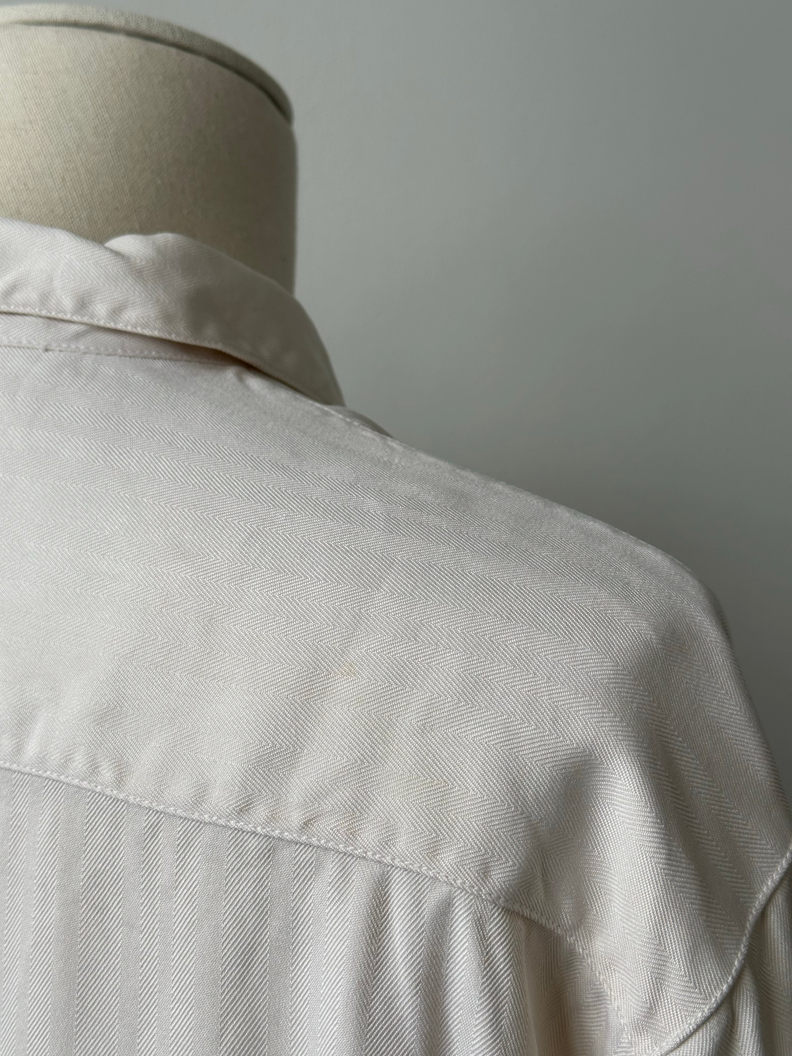 Vintage 1990s Pure Silk Woven Shirt - L