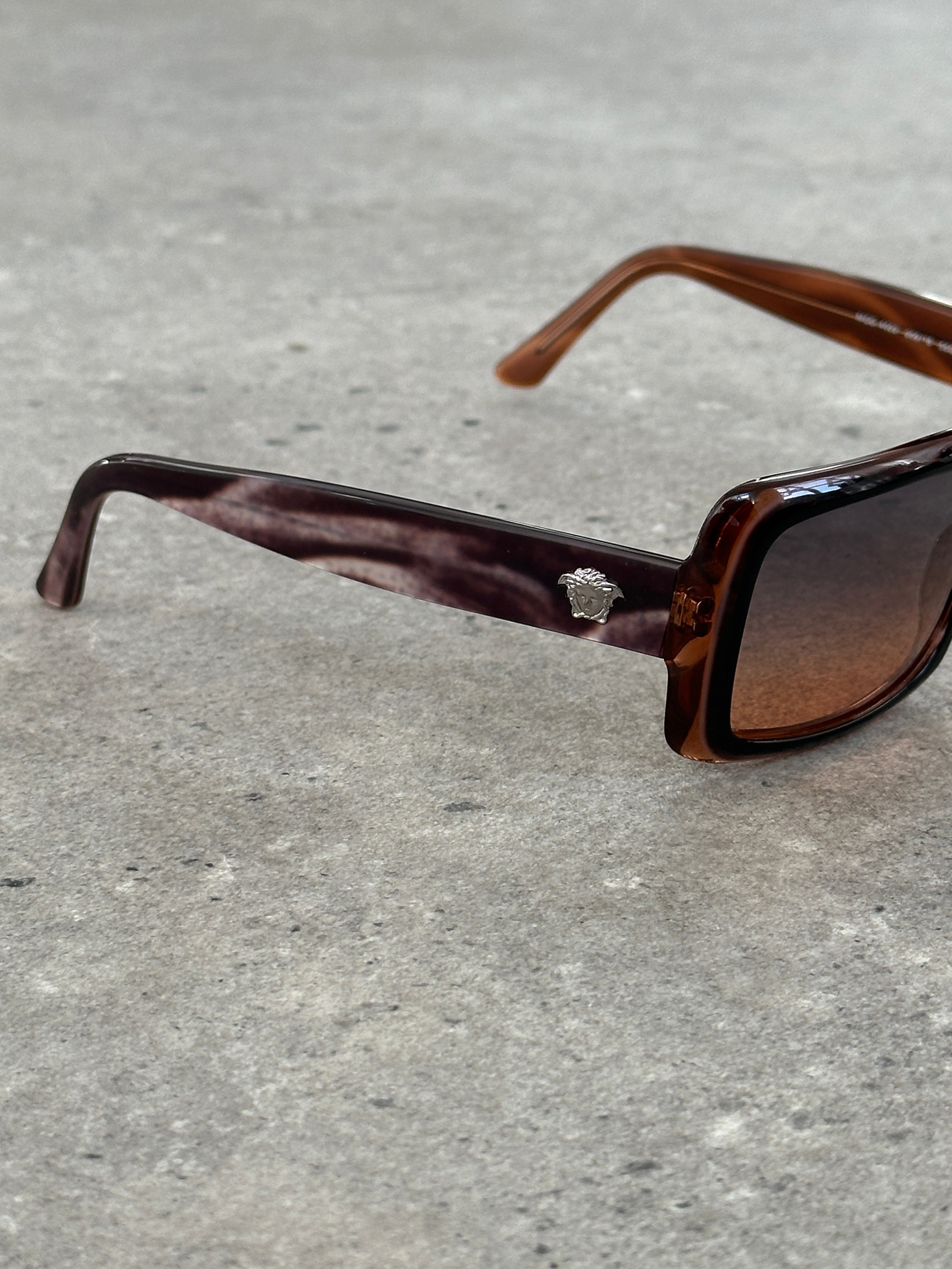 Versace 2000s Square Medusa Sunglasses