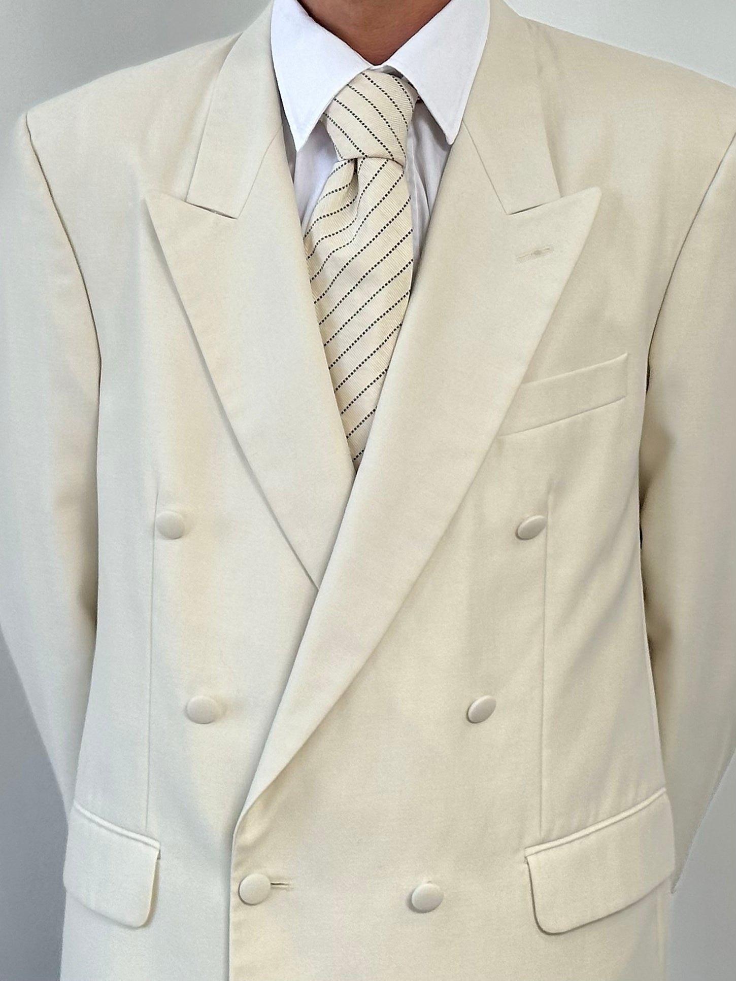 Vintage 1990s Pure Silk Wide Striped Tie