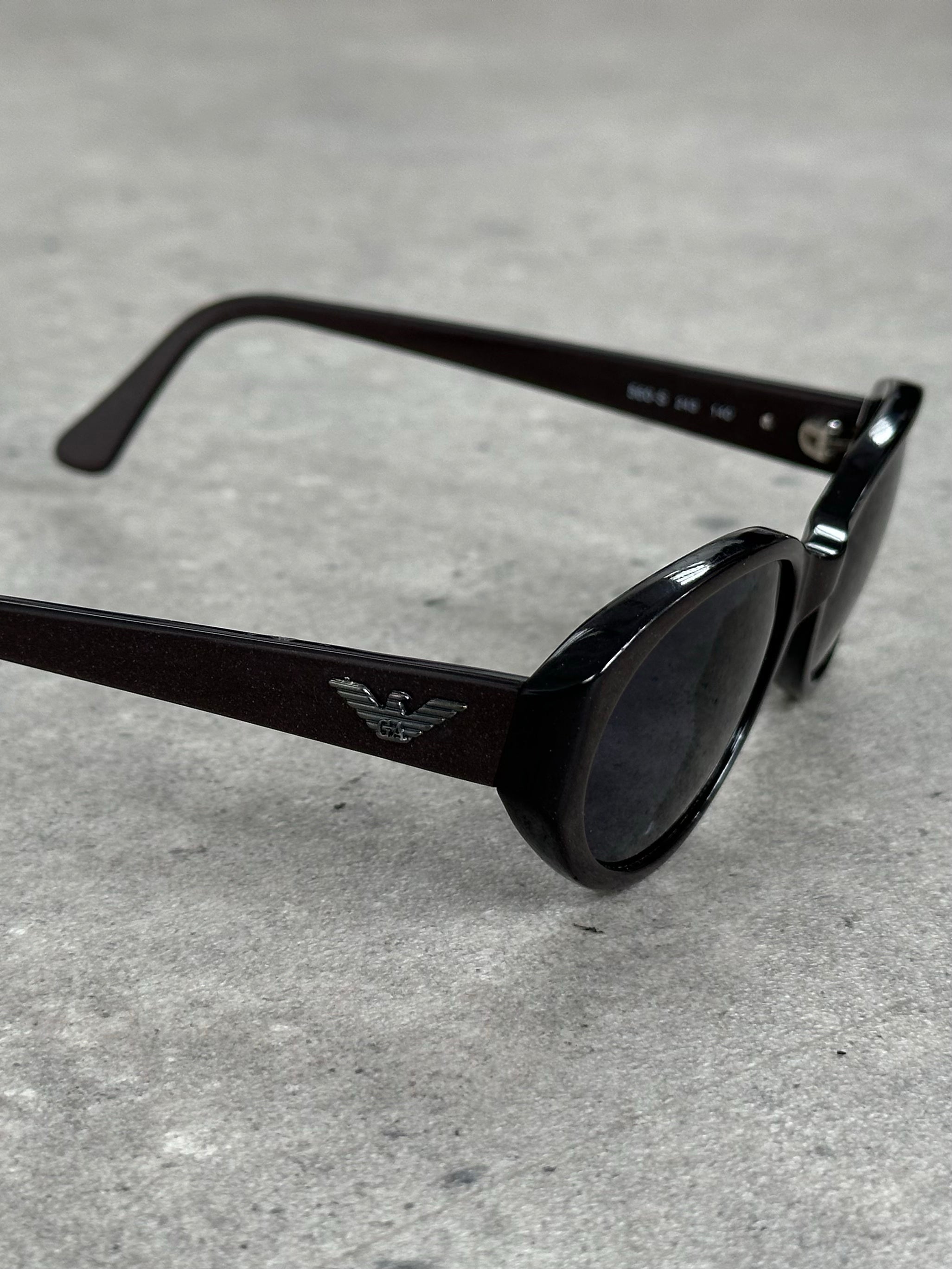 Armani 1990s Oval Logo Sunglasses