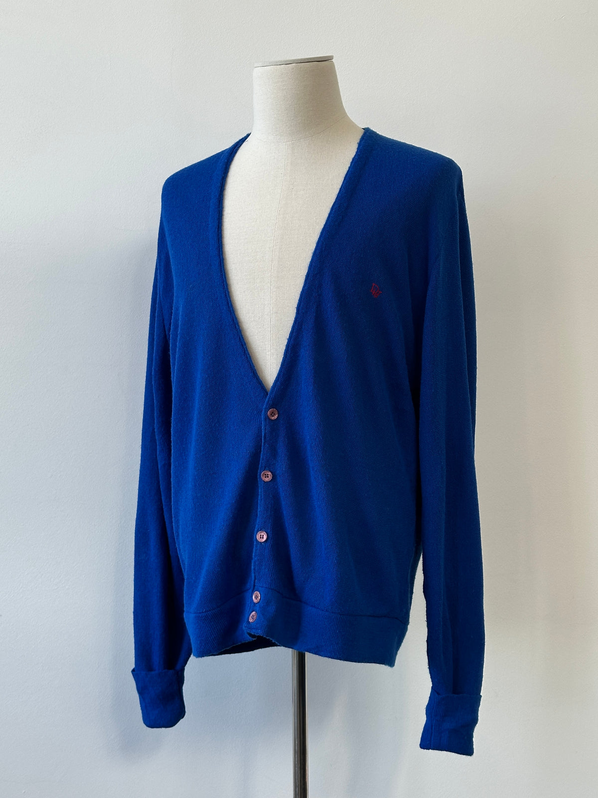 Christian Dior Monsieur 1990s Knit Logo Cardigan - L