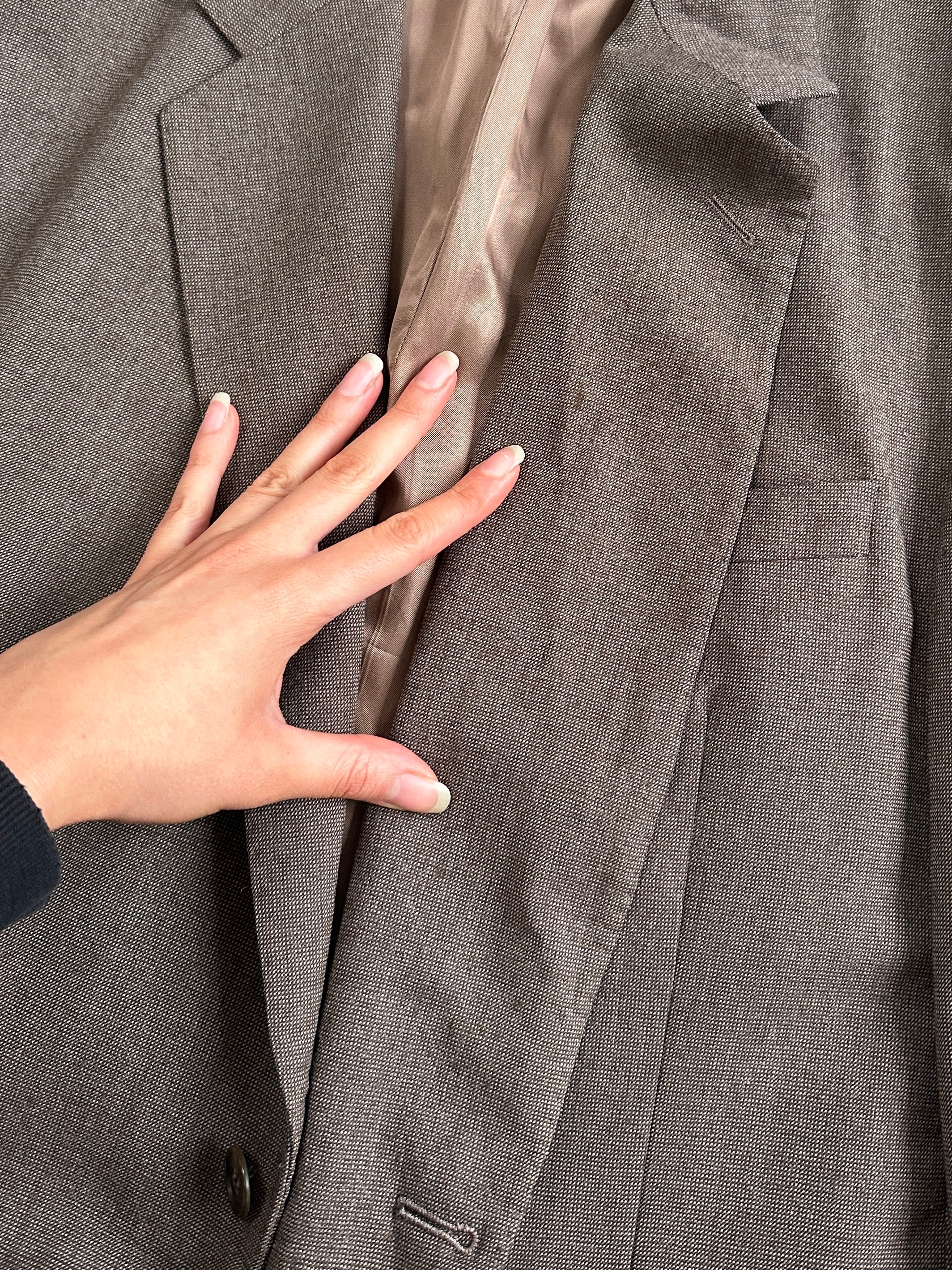 Christian Dior Monsieur 1990s Wool Single Breasted Blazer - 46R/XXL - SYLK