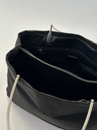 Prada Nylon Leather Tote Bag - SYLK