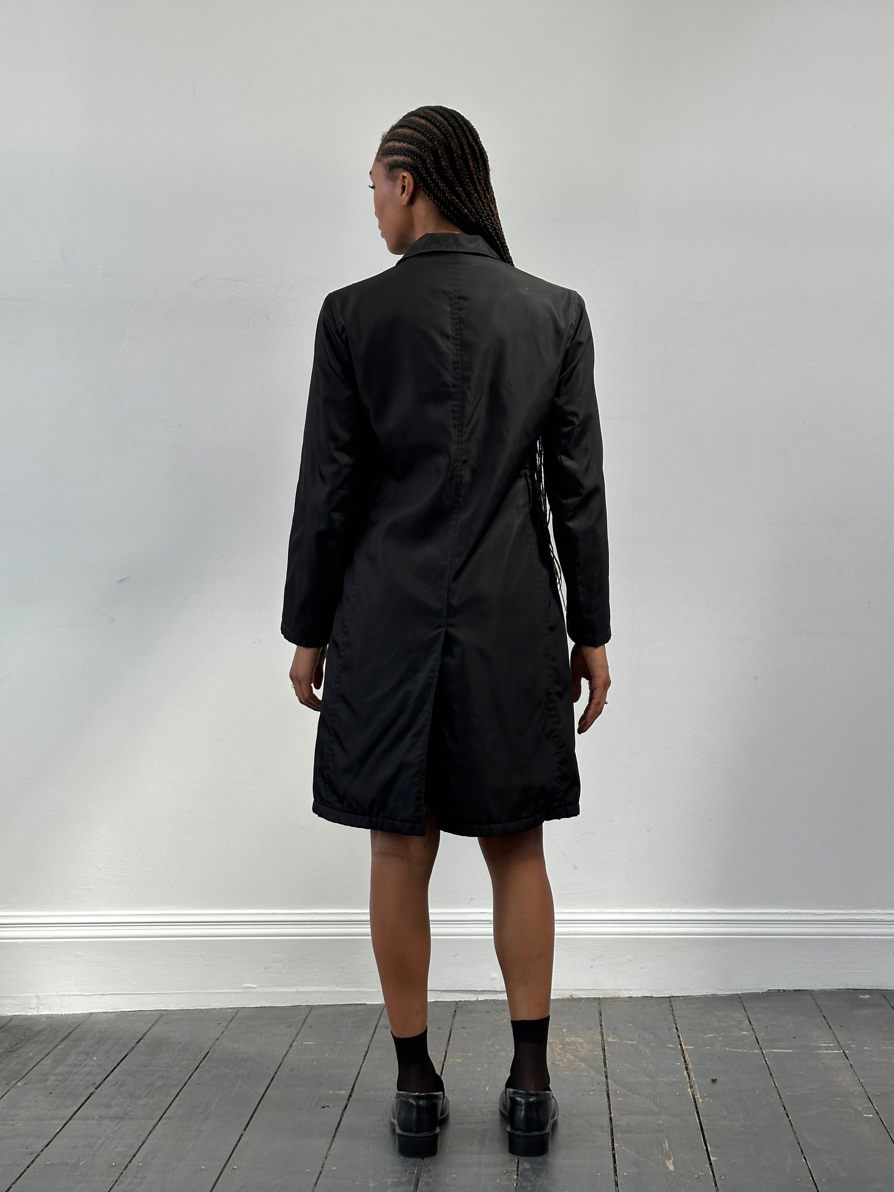 Prada 2000s Nylon Trench Coat - XS/S - SYLK