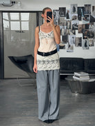 Vintage 1990s Lace Sheer Mini Slip Dress - XS/S - SYLK