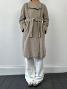 Max Mara Alpaca Wool Single Breasted Belted Coat - S/M - SYLK