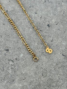 Christian Dior 18inch Gold Plated Logo Pendant Necklace - SYLK