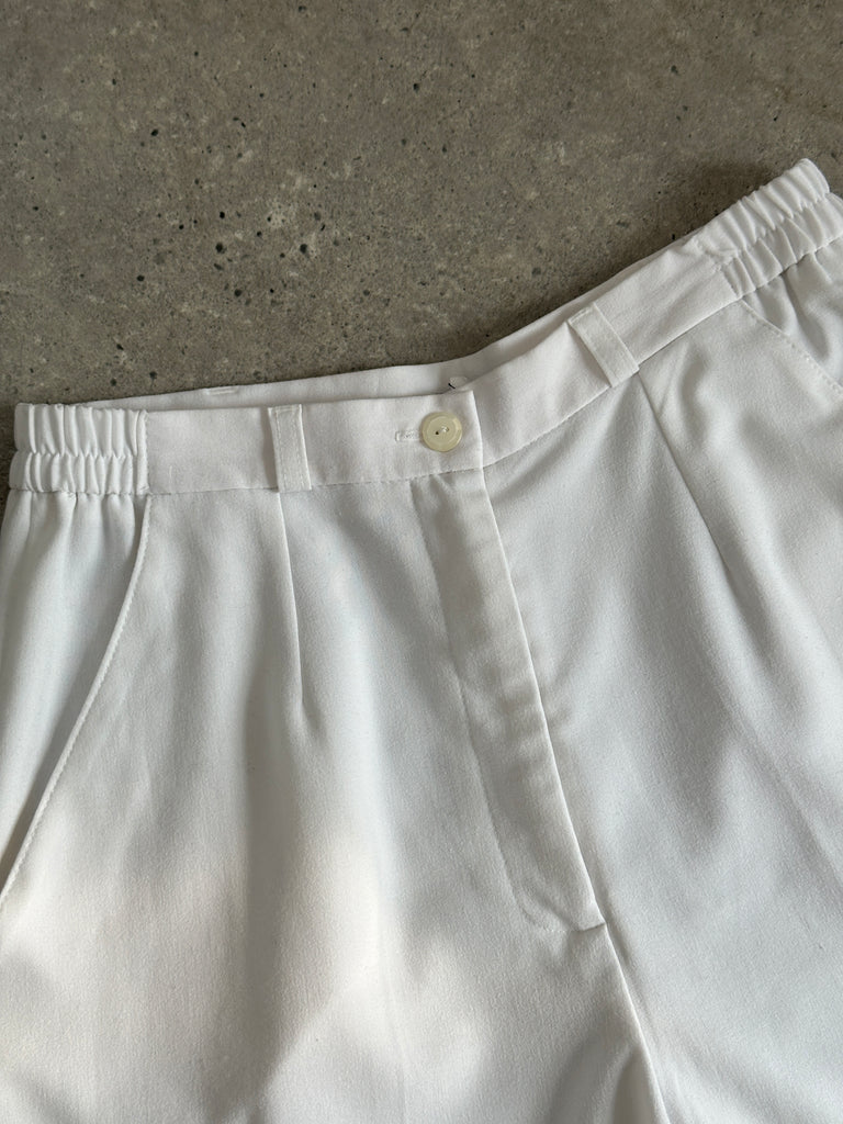 Vintage Pleated Bermuda Shorts - W26-28 - SYLK