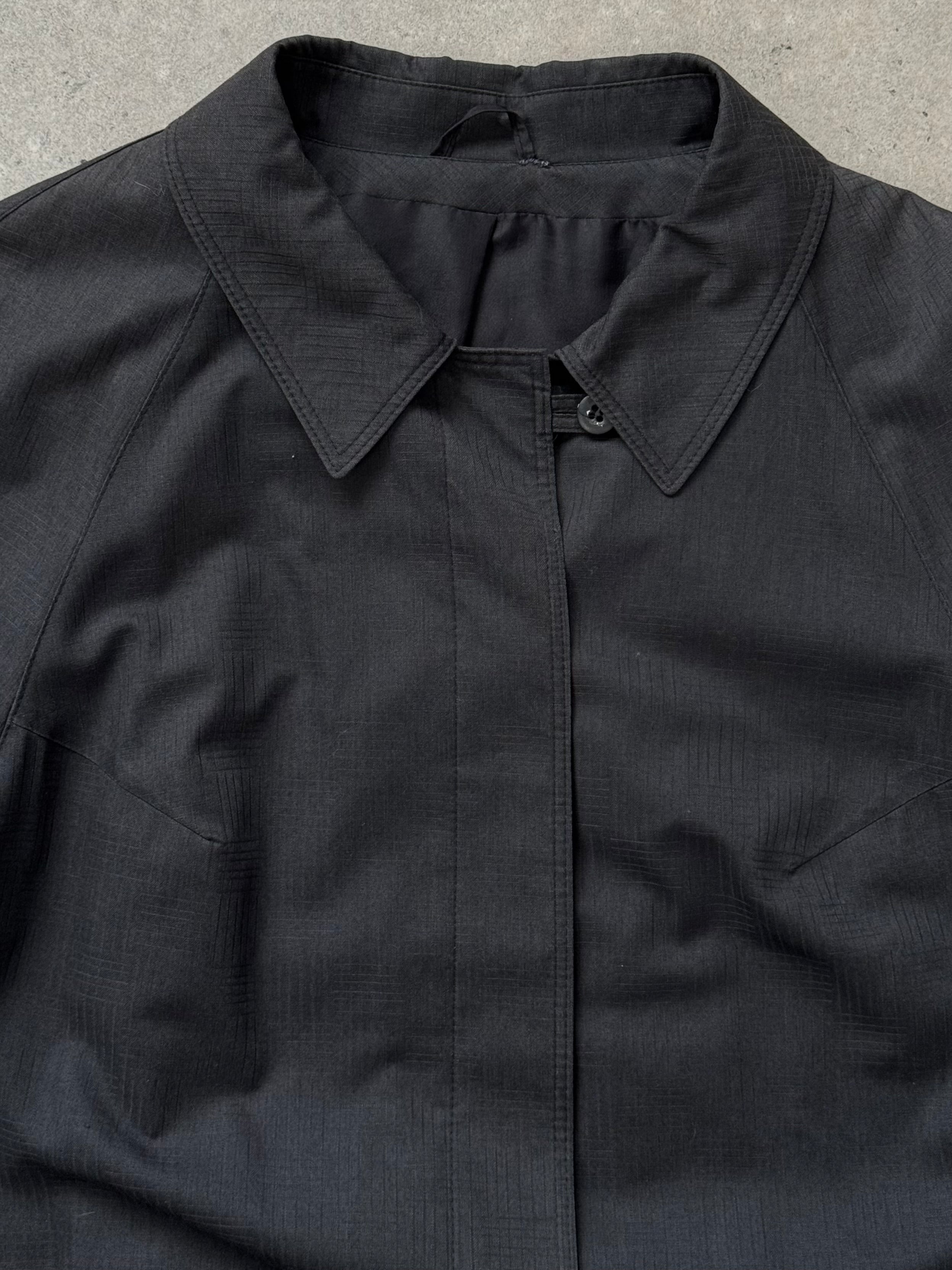 Italian Vintage 1990s Belted Trench Coat - L/XL - SYLK