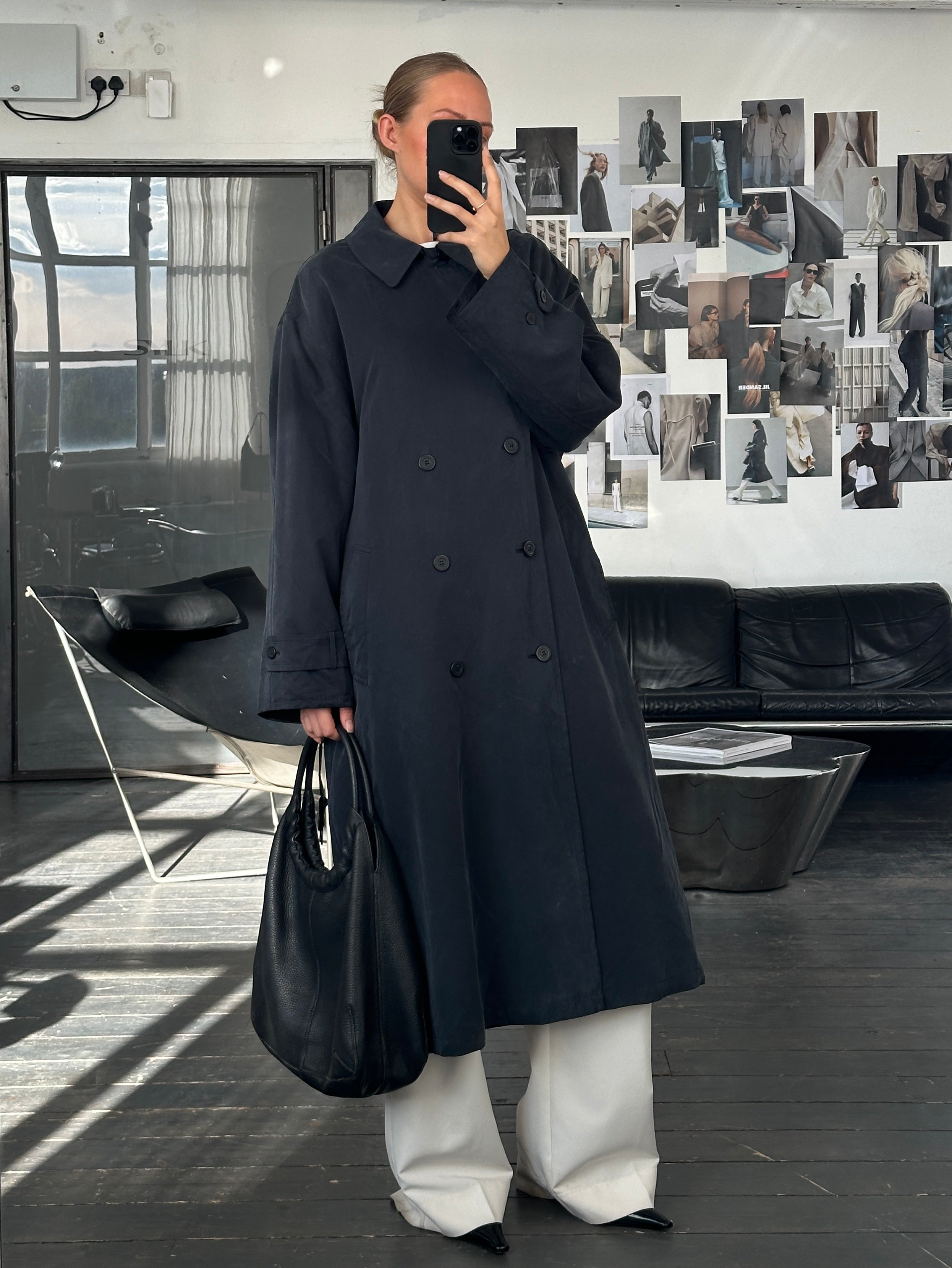 Ralph Lauren 1990s Double Breasted Belted Trench Coat - XXL - SYLK