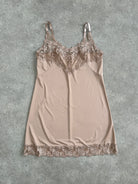 Vintage 1990s Lace Mini Slip Dress - M - SYLK