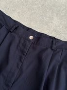 Vintage Pure Cotton Tapered Leg Pull On Trousers - W28/30 - SYLK