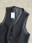 Vintage Pure Wool Single Breasted Tailored Waistcoat - L - SYLK