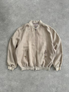 Vintage Pure Silk Bomber Jacket - XL - SYLK