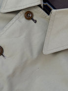 Christian Dior Paris 1980s Cotton Belted Trench Coat - M - SYLK