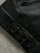 Vintage 1990s Boxy Faux Leather Jacket - M - SYLK