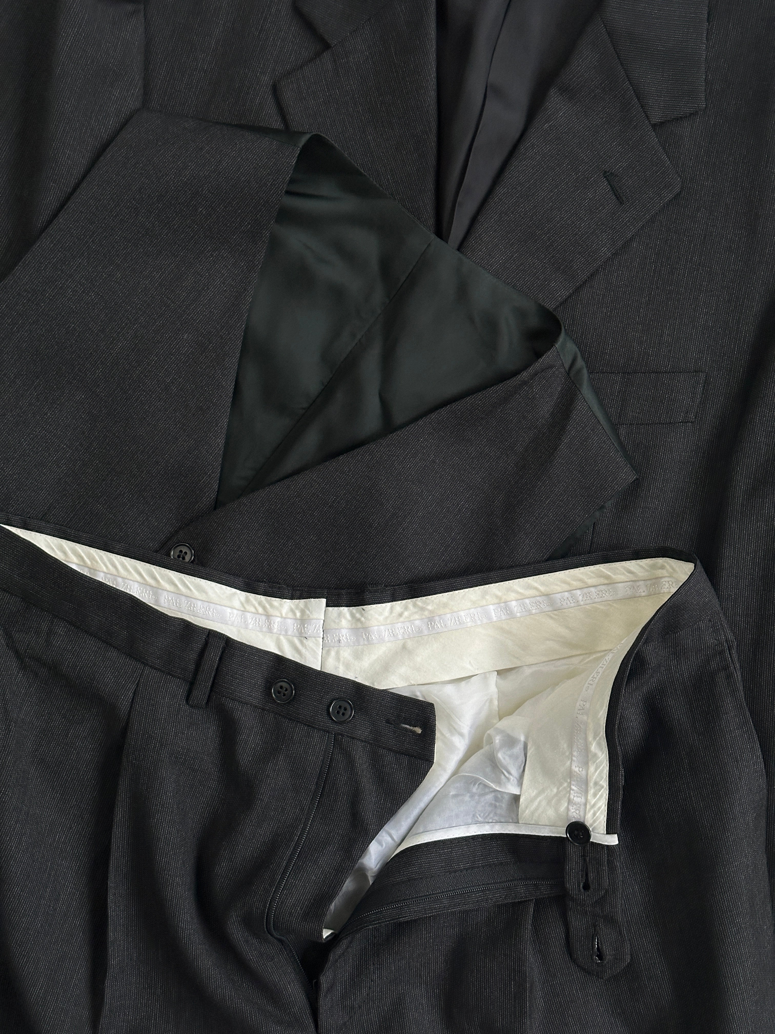 Pal Zileri Pure Wool Single Breasted Three Piece Suit - 46R/W34 - SYLK