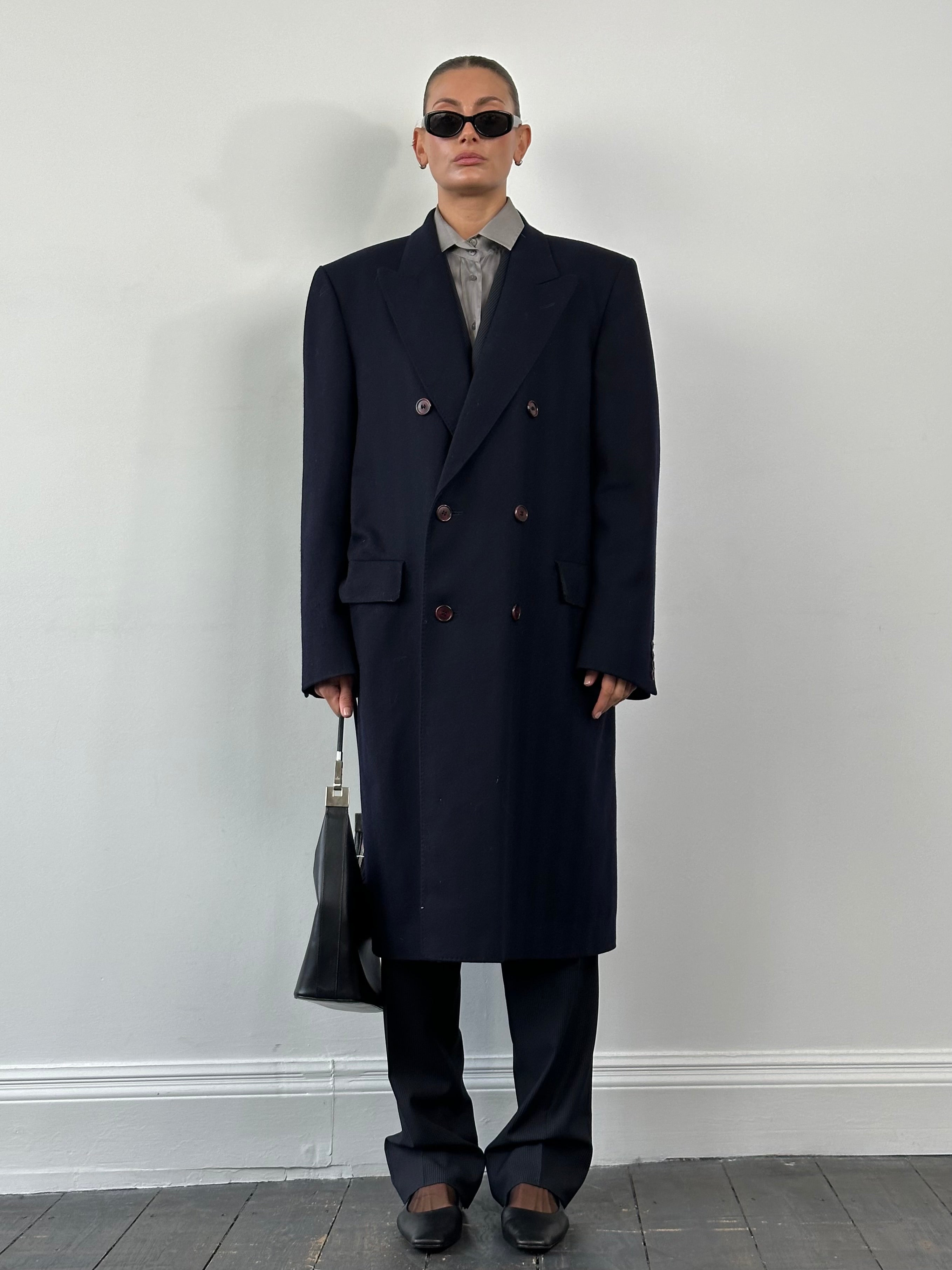 Christian Dior Pure Wool Double Breasted Coat - XL/XXL | SYLK