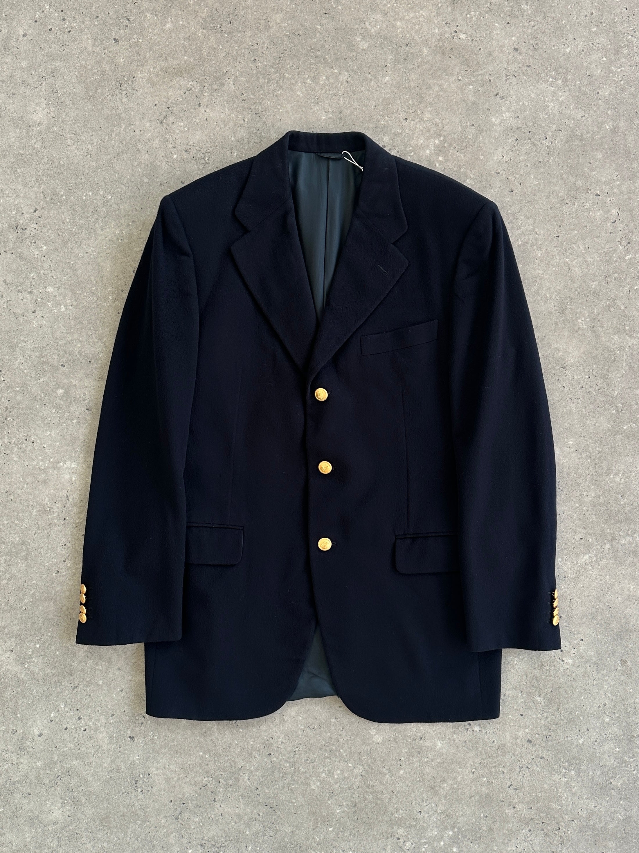 Burberry Pure Brushed Logo Button Blazer - 40R/L - SYLK