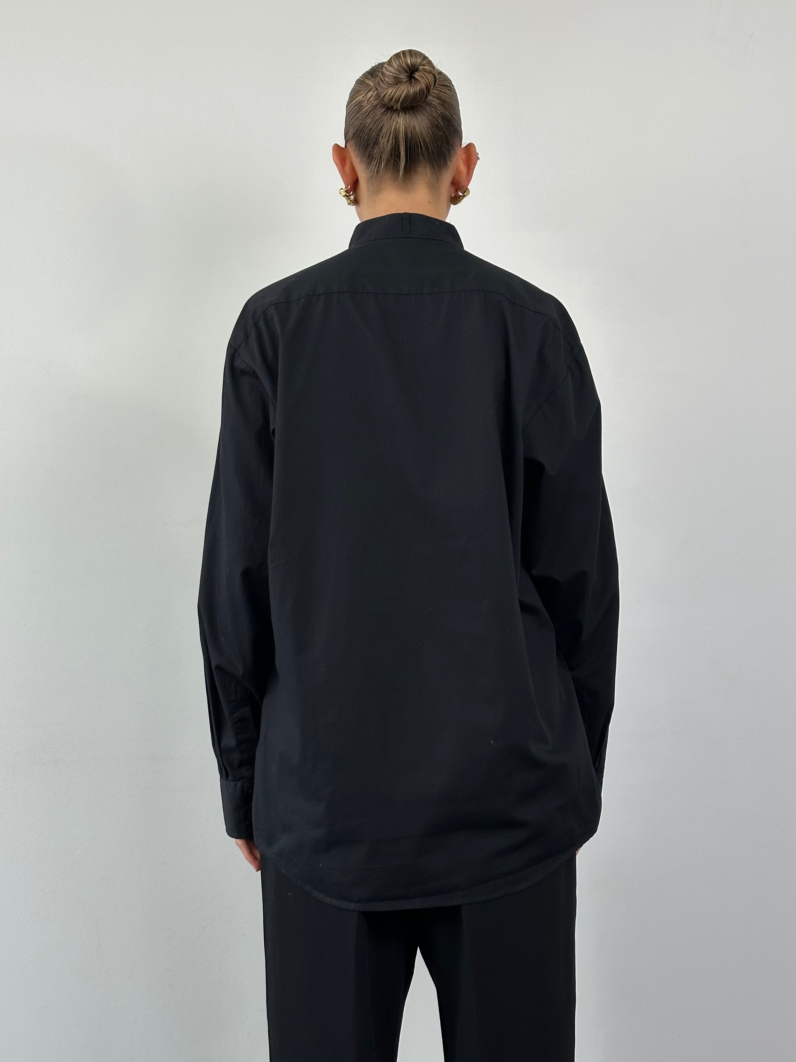 Vintage pure cotton tuxedo shirt in XL, featuring a classic design with a pointed collar and button front, ideal for formal occasions.