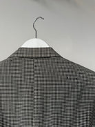 Aquascutum Pure Wool Gingham Single Breasted Blazer - L - SYLK