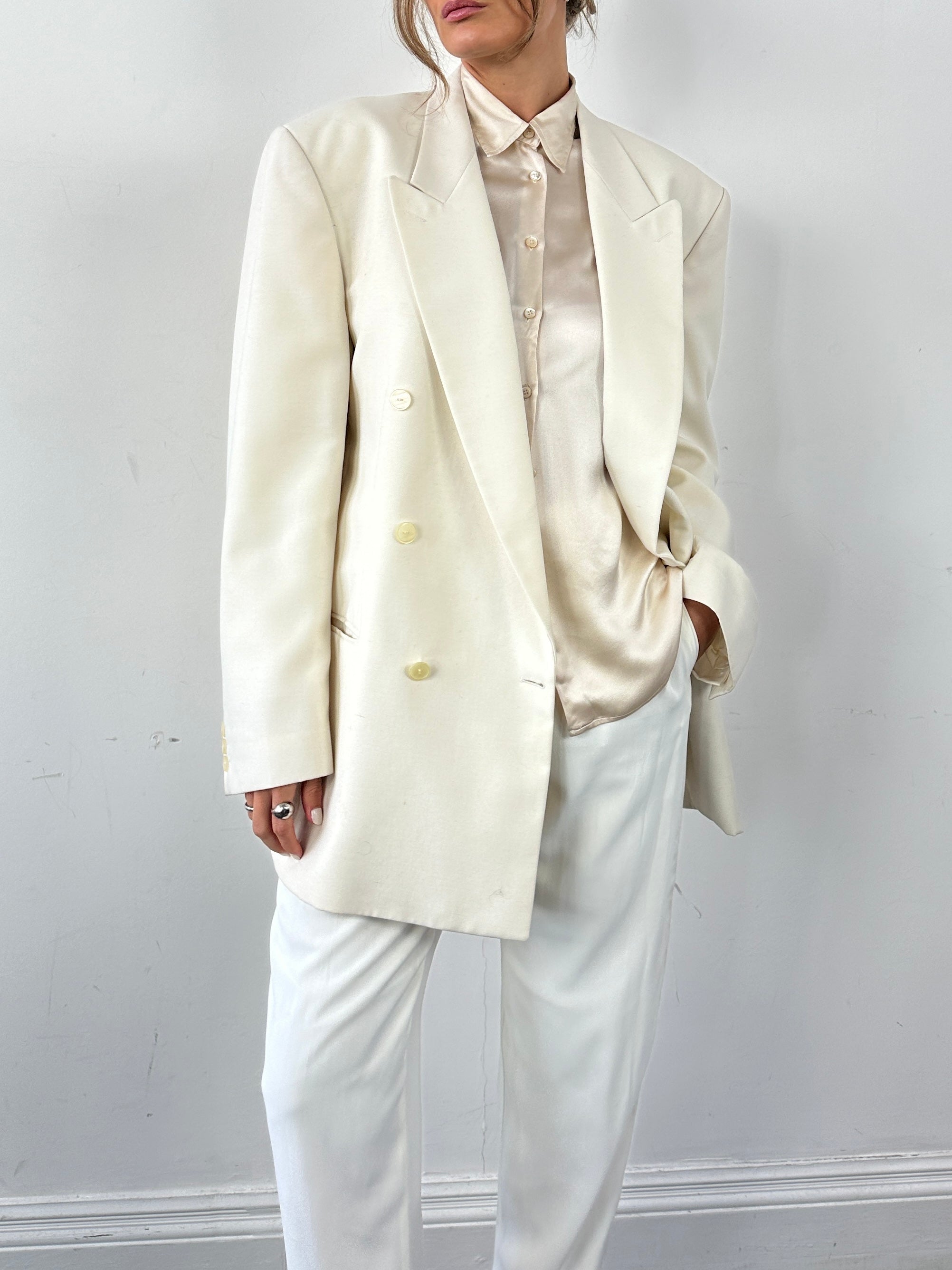 Marella satin fitted shirt in size small, featuring a sleek, elegant design with a classic collar and button-front closure.